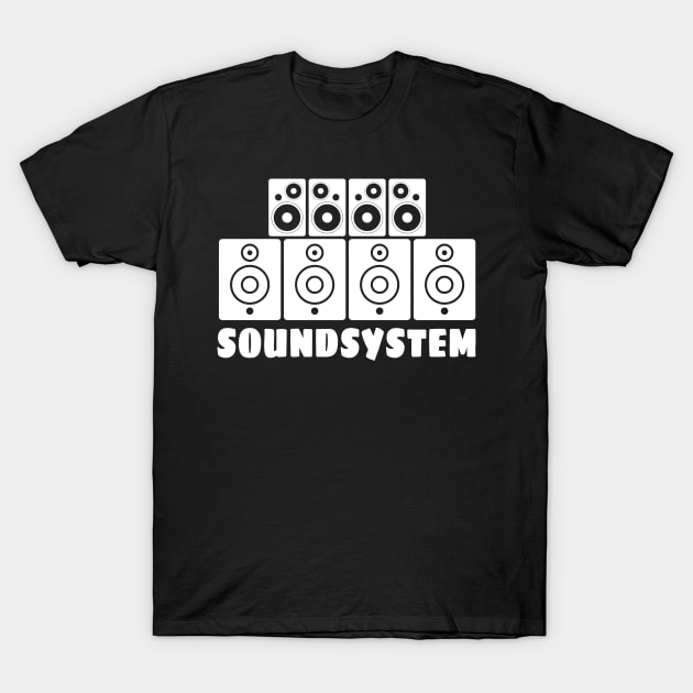 Hardtek Soundsystem T-Shirt by T-Shirt Dealer